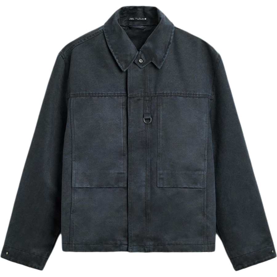 ZARA ZARA Jackets & Coats Men's Dark Blue