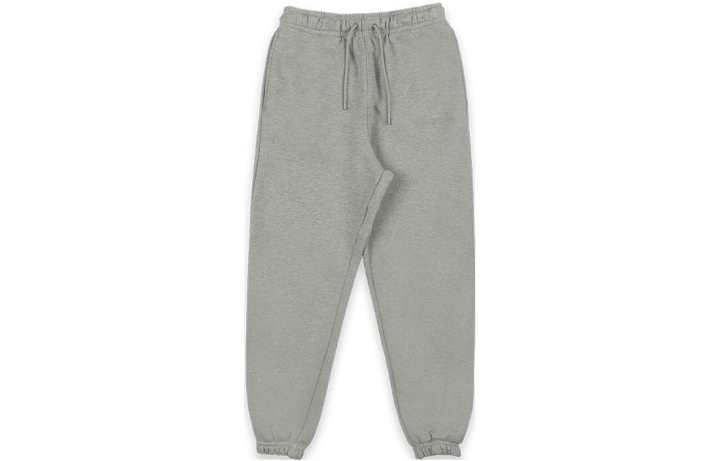 Jordan Jordan Wordmark Knitted Sweatpants Men's Gray Moderate Cuffed Pants