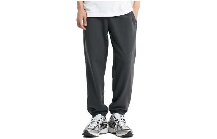 New Balance New Balance Knitted Sweatpants Men's Black Moderate Cuffed Pants