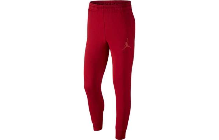 Jordan Jordan Fleece Lined Thermal With Drawstring Knitted Sweatpants Men's Red
