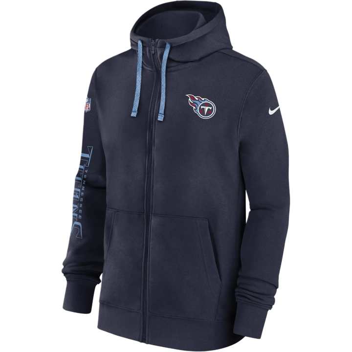 Nike Nike Tennessee Titans Sideline Team Issue Club Men's Nike Full Zip Hoodie
