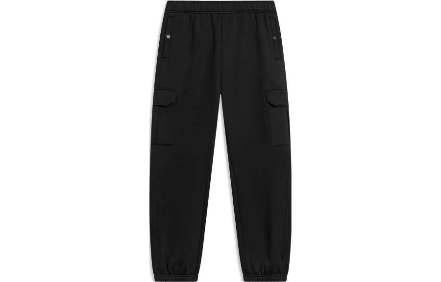 Li-Ning Li Ning Sports Lifestyle Collection Sports Fashion Collection Knitted Sweatpants Men's Black