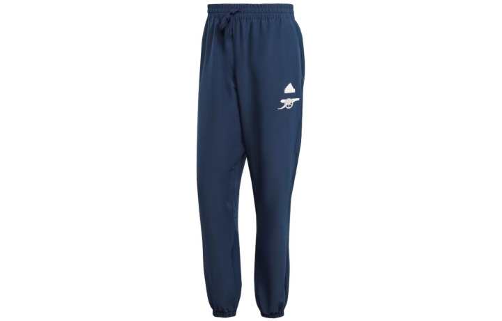 Adidas Adidas Arsenal Knitted Sweatpants Men's Blue Moderate Cuffed Pants