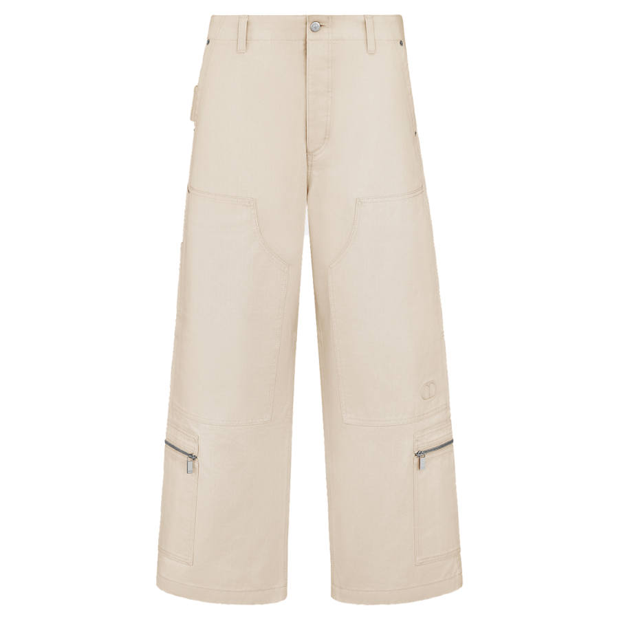 DIOR DIOR Jeans Men's White Moderate Cargo Pants