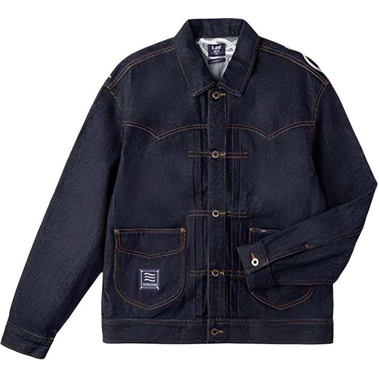 Lee Lee Jackets Men's Washed Lapel Moderate Other