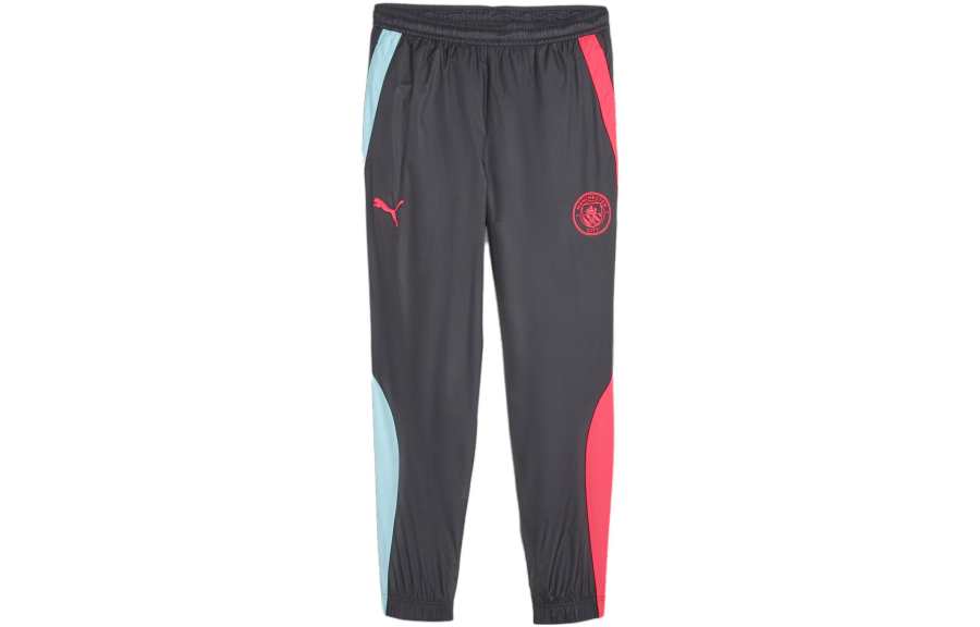 PUMA Manchester City F.C. Prematch Woven Pants Men Knitted Sweatpants Men's Black