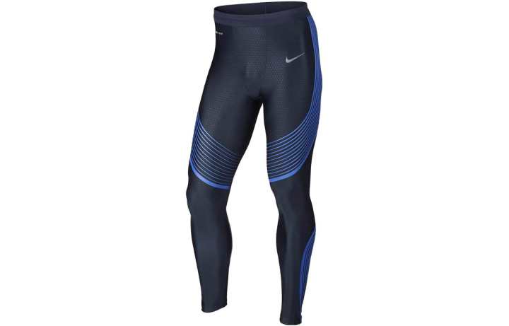 Nike Nike Knitted Sweatpants Men's Blue Moderate Slim Fit Pants