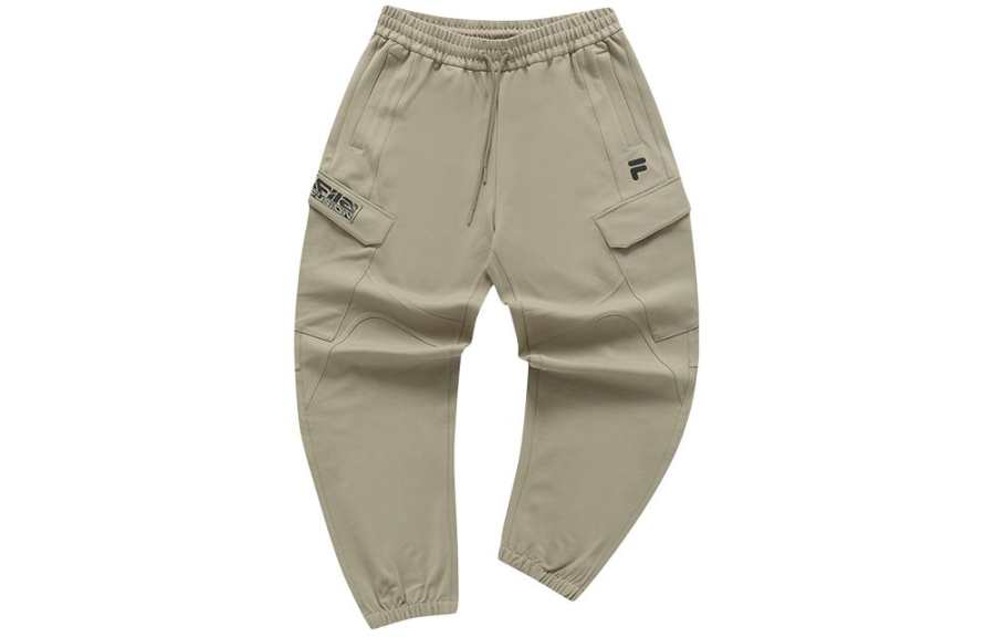 FILA FUSION X Knitted Sweatpants Men's Chestnut Coffee