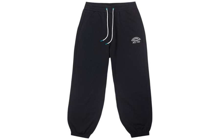 Converse Converse Knitted Sweatpants Unisex Black Moderate Cuffed Pants
