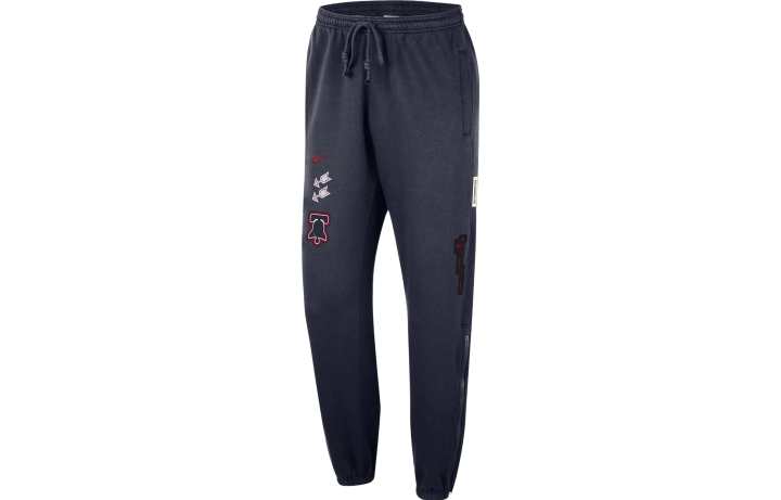 Nike Nike Knitted Sweatpants Men's Marine Blue Moderate Cuffed Pants