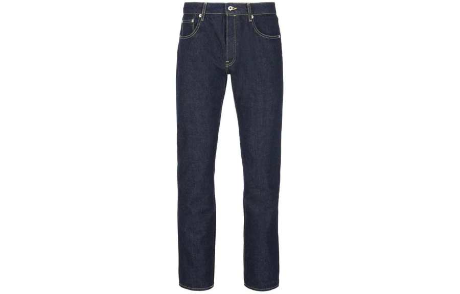 KENZO KENZO Logo Patch Belt Looped Jeans