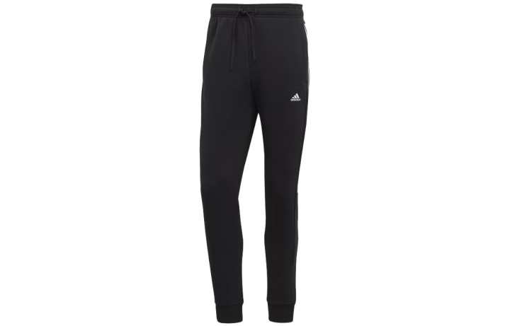 Adidas Adidas Knitted Sweatpants Men's Black Moderate Cuffed Pants