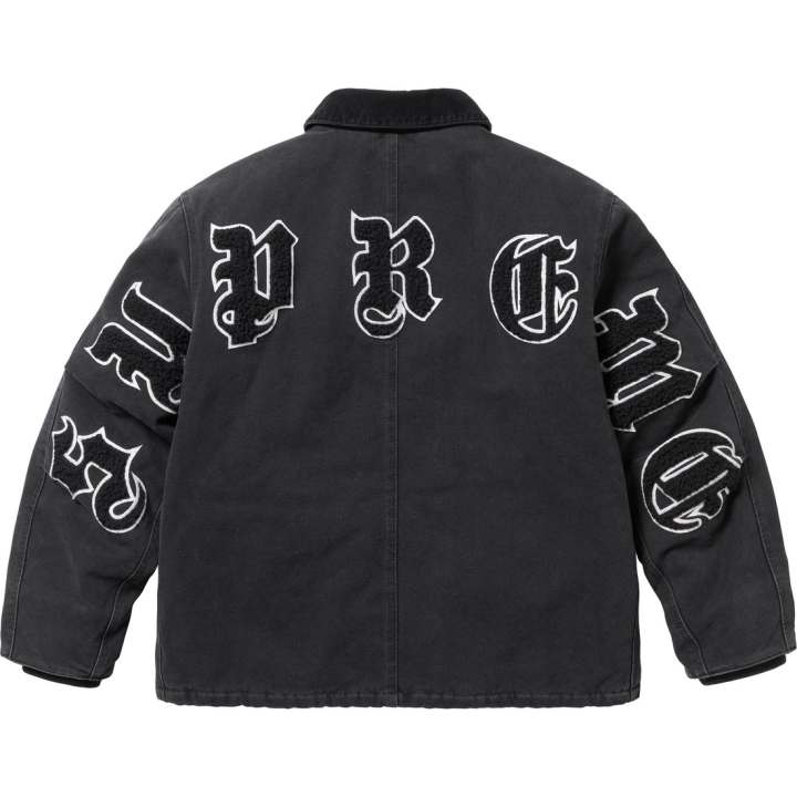 Supreme Supreme Old English Canvas Work Jacket