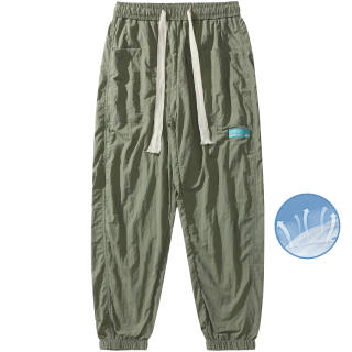NOME Knitted Sweatpants Unisex Thin Cuffed Pants