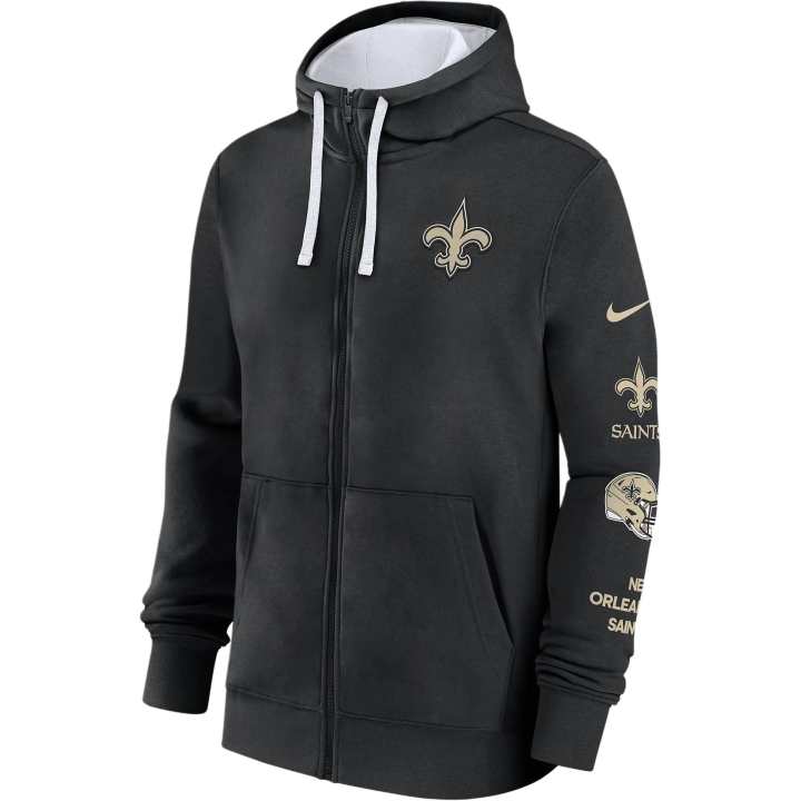 Nike Nike New Orleans Saints Club Men's Nike Nfl Full-Zip Hoodie