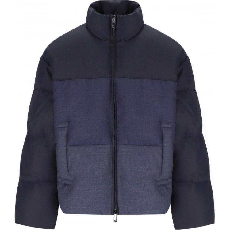 EMPORIO ARMANI Funnel Neck Zipped Padded Jacket