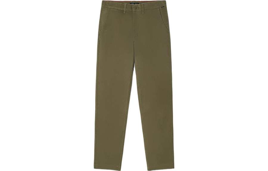 Vans Casual Pants Men's Army Green Moderate Straight Fit Pants