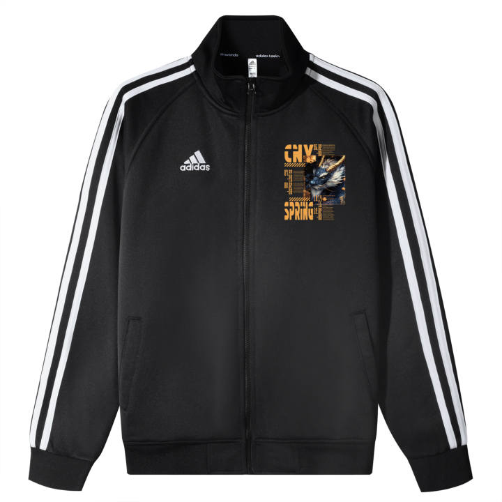Adidas Adidas 3 StripesCNY Jackets & Coats Unisex Black