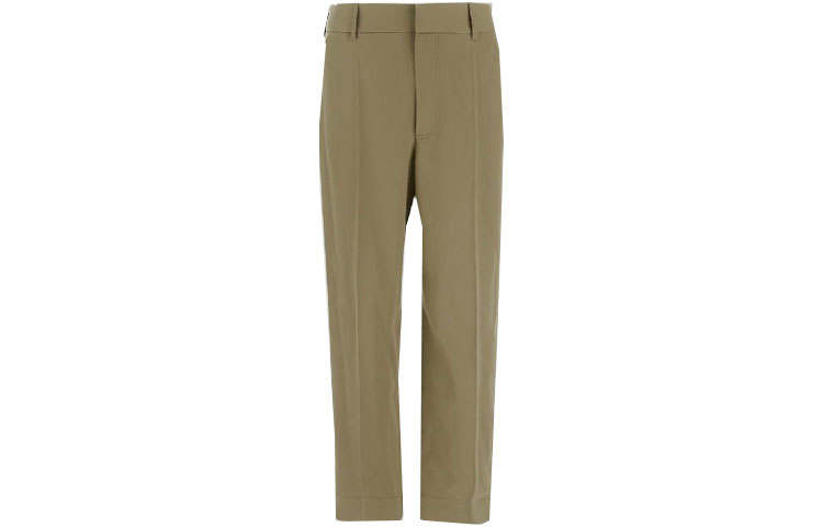 Bottega Veneta Casual Pants Men's Khaki Moderate Straight Fit Pants