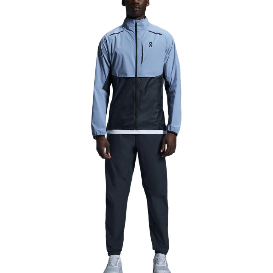 On On Weather Jackets & Coats Men's Light Gray Blue/Midnight