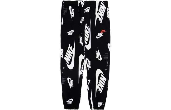 Nike Nike Knitted Sweatpants Men's Black Moderate Cuffed Pants