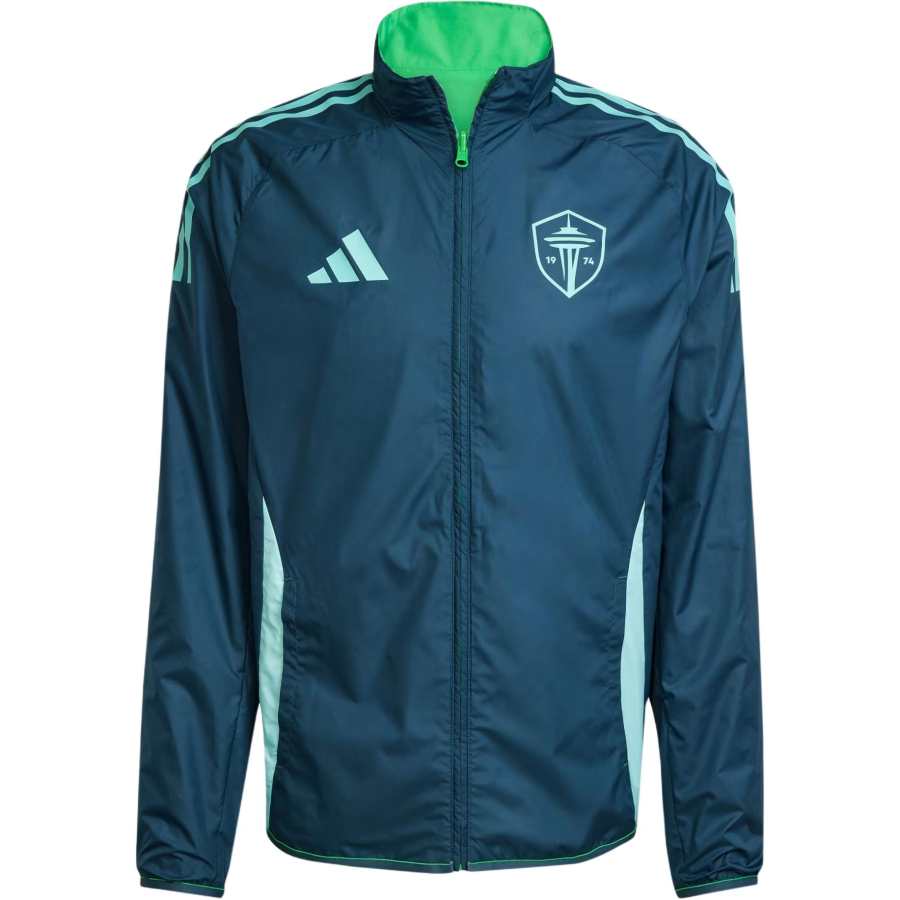 Adidas Adidas Free Shipping With AdiClub Seattle Sounders Fc Reversible Anthem Jacket