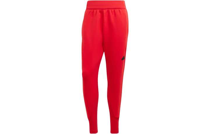 Adidas Adidas Z.N.E Knitted Sweatpants Men's Red Moderate Cuffed Pants