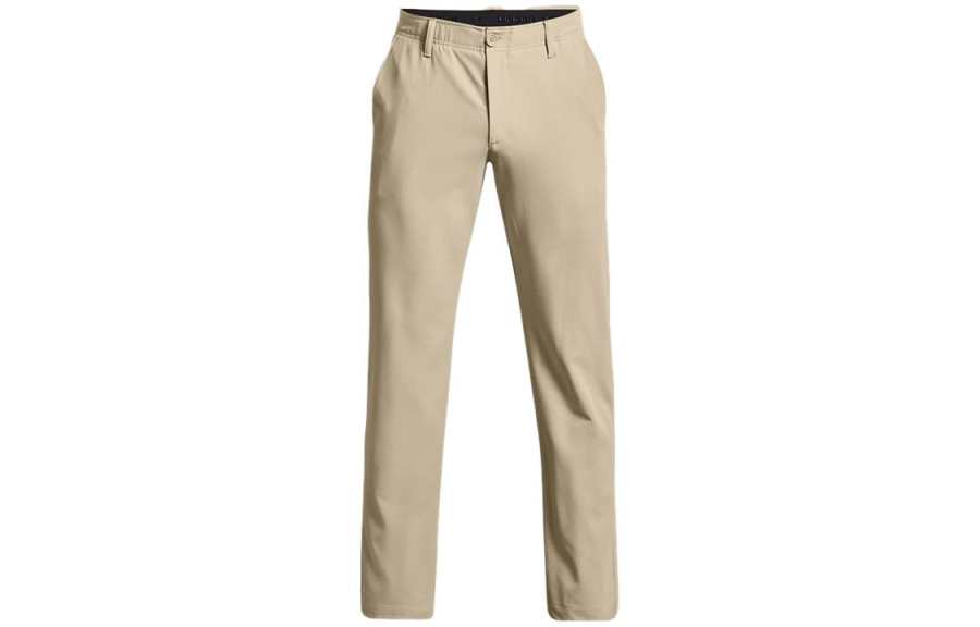 Under Armour Knitted Sweatpants Men's Khaki Moderate Straight Fit Pants
