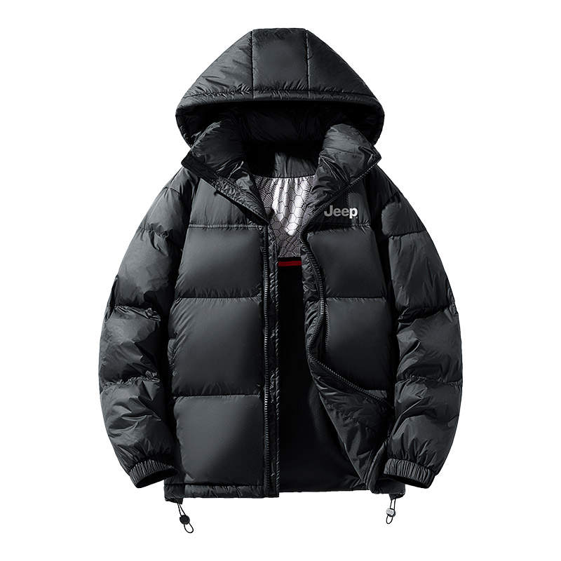 Jeep Jeep Down Jackets Unisex Hooded Thickened