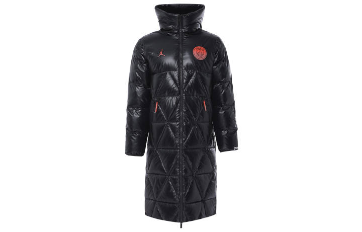 Jordan Jordan Paris Saint Germain Puffer Jacket Men's Gray Black