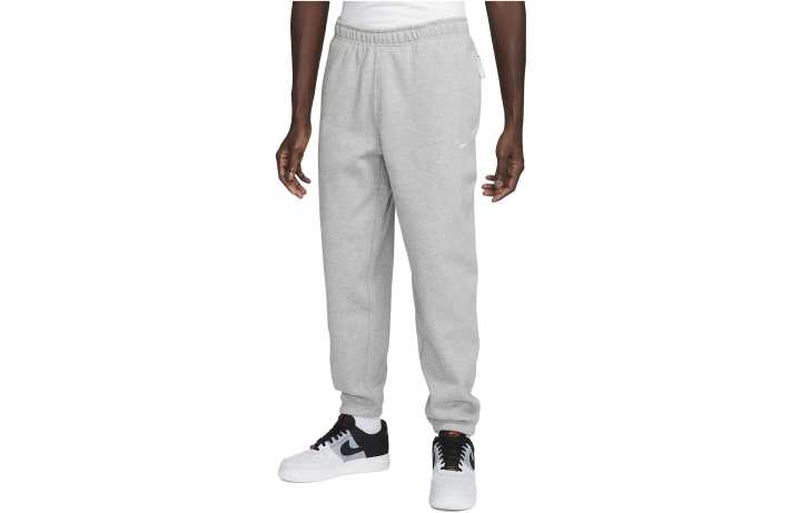 Nike Nike Solo Swoosh Men's Fleece Pants Dark Grey Heather/White