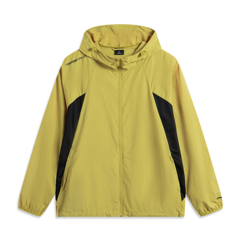 Li-Ning Li Ning Breathable Sun Protection Clothing Trench Coat Men's Mixed Yellow