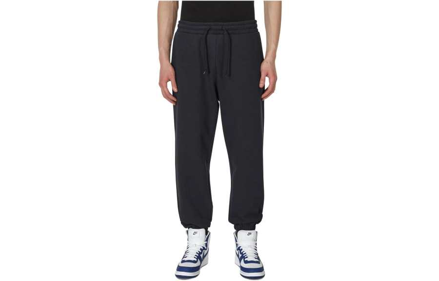 WTAPS WTAPS Knitted Sweatpants Men's Marine Blue Moderate Cuffed Pants