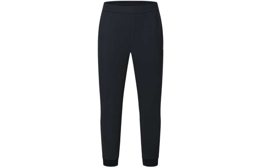 FILA Knitted Sweatpants Men's Pitch Black Moderate Cuffed Pants