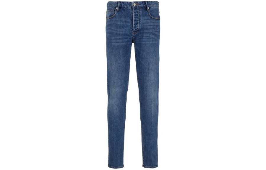 EMPORIO ARMANI Mid-Rise Slim-Fit Jeans