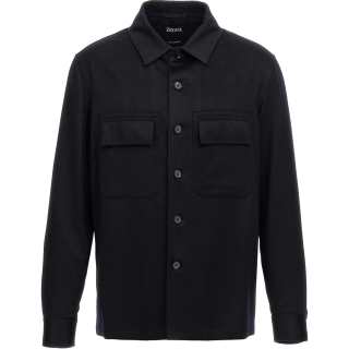 Zzegna Oasi Buttoned Straight Hem Shirt