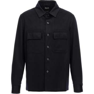 Zzegna Oasi Buttoned Straight Hem Shirt