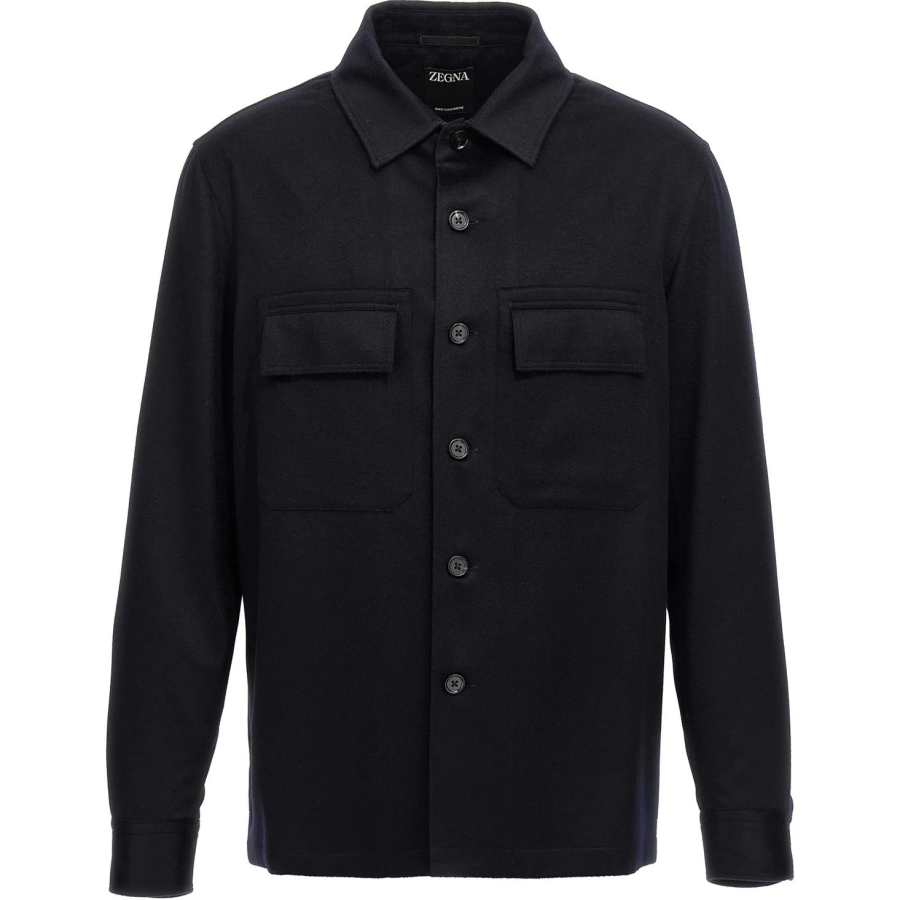 Zzegna Oasi Buttoned Straight Hem Shirt