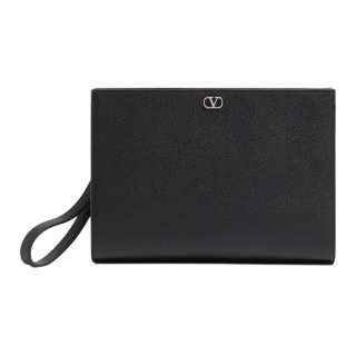 Valentino VLogo Signature Zip Up Clutch Bag
