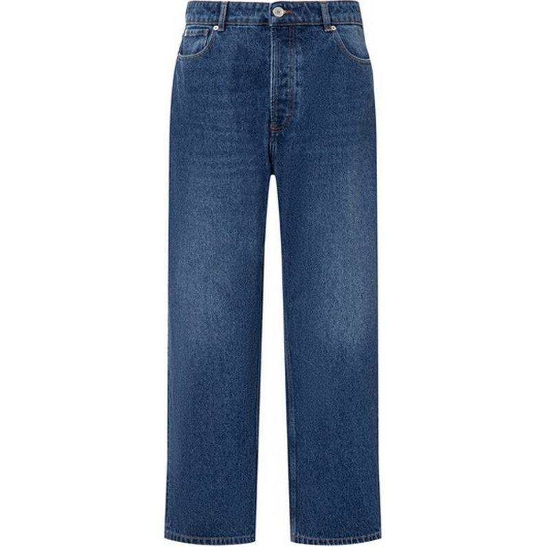 AMIPARIS Ami Logo Patch Straight Leg Jeans