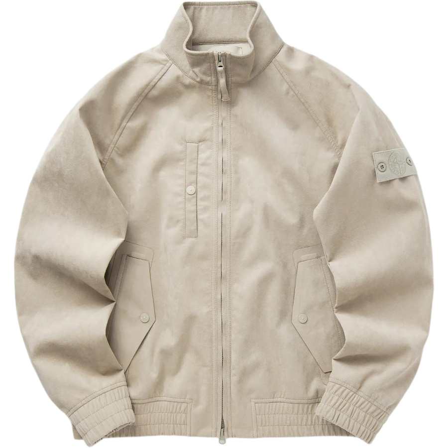 STONE ISLAND Stone Island Alcantara Ghost bomber jacket