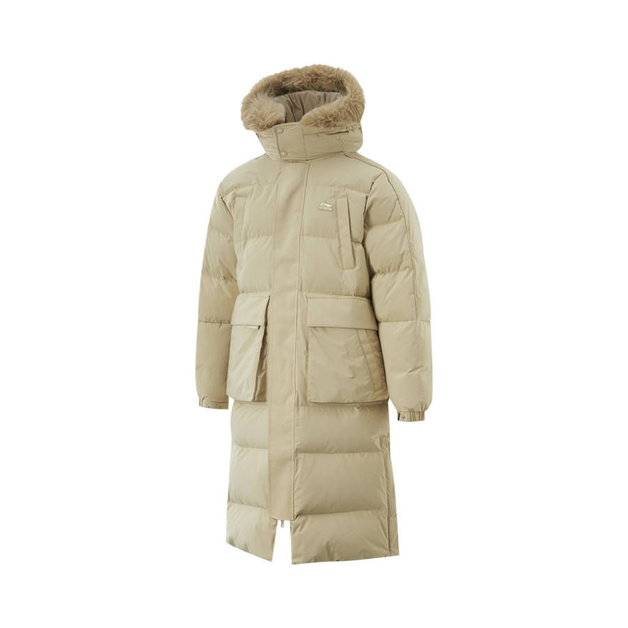 Li-Ning Li Ning Down Jacket Men's Milk Khaki