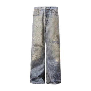 MADE EXTREME Jeans Unisex Blue Moderate Straight Fit Pants