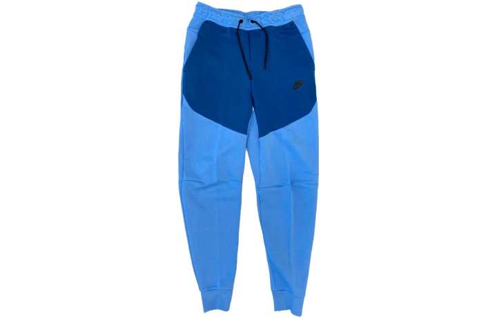Nike Nike Knitted Sweatpants Men's Blue Moderate Cuffed Pants