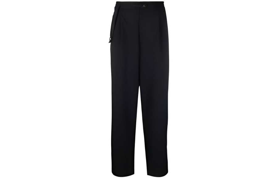 Y-3 Y 3 Casual Pants Men's Black Moderate Straight Fit Pants