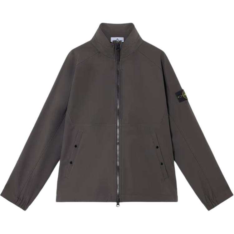 STONE ISLAND High Neck Zipped Jacket