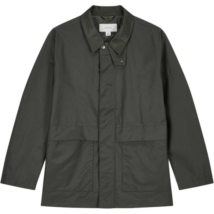 CALVIN KLEIN Jackets & Coats Men's Charcoal Gray