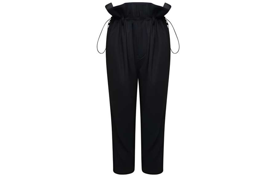 Y-3 Y 3 Casual Pants Unisex Black Moderate Straight Fit Pants