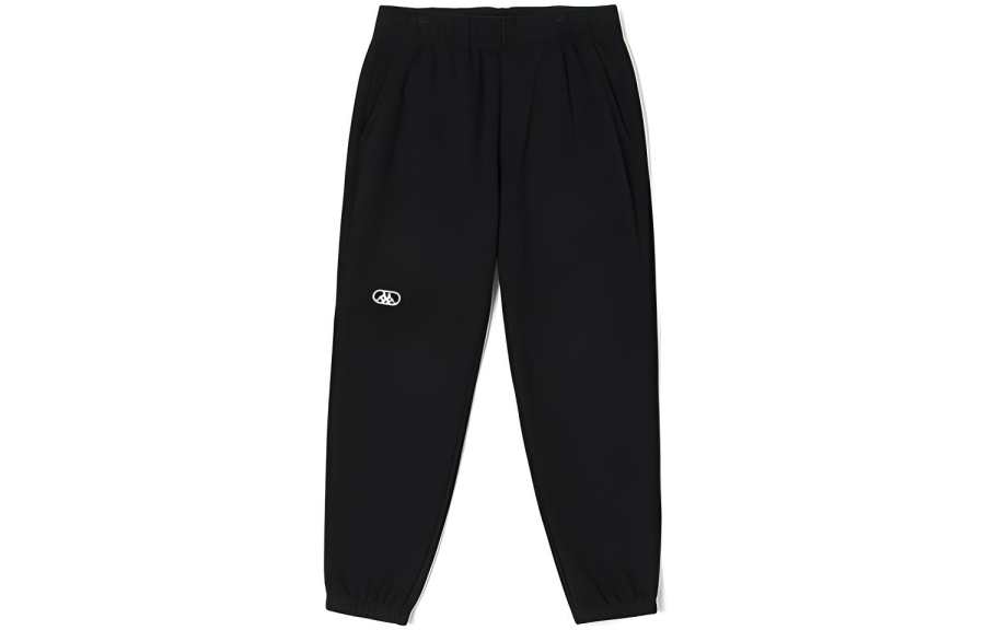 Kappa Knitted Sweatpants Men's Black 990 Moderate Cuffed Pants