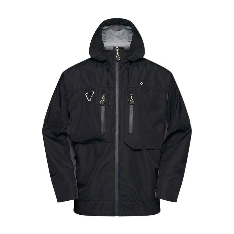 Converse Converse Jackets Men's Black A01 Hooded Moderate Other